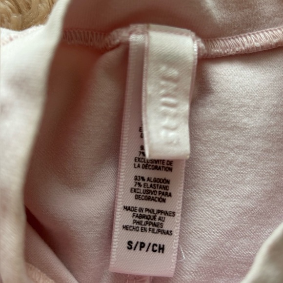 SKIIMS Bodycon Light Pink Sleeveless High Neck Mini Dress Size Small / Petite - Picture 3 of 7